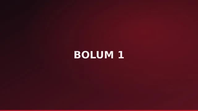 Karanlık Şehir 1. bölüm