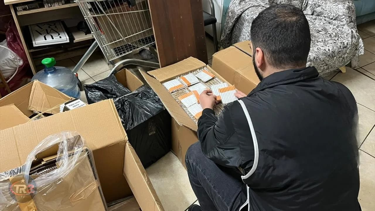 İstanbul'da kaçak tütün ticaretine operasyon