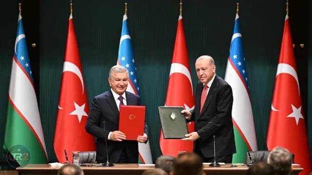 Türkiye ile Özbekistan arasında 5 anlaşma imzalandı