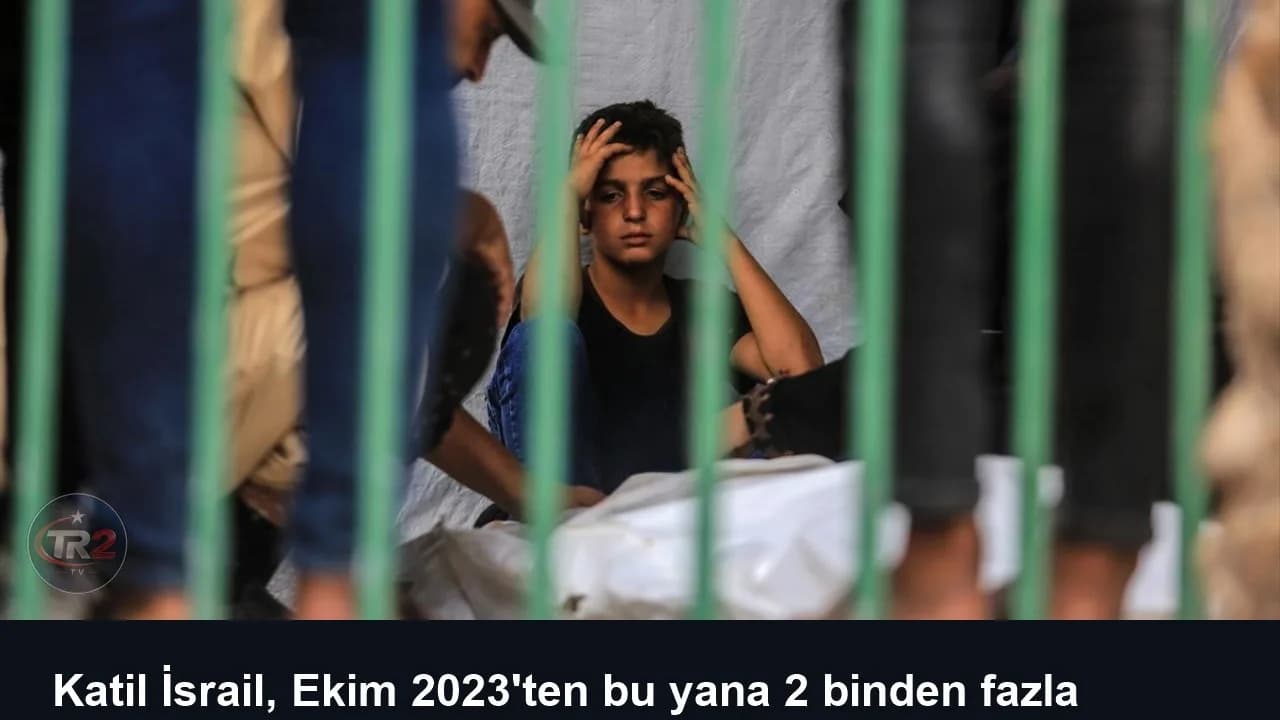 Katil İsrail, Ekim 2023'ten bu yana 2 binden fazla Filistinli çocuğu gözaltına aldı