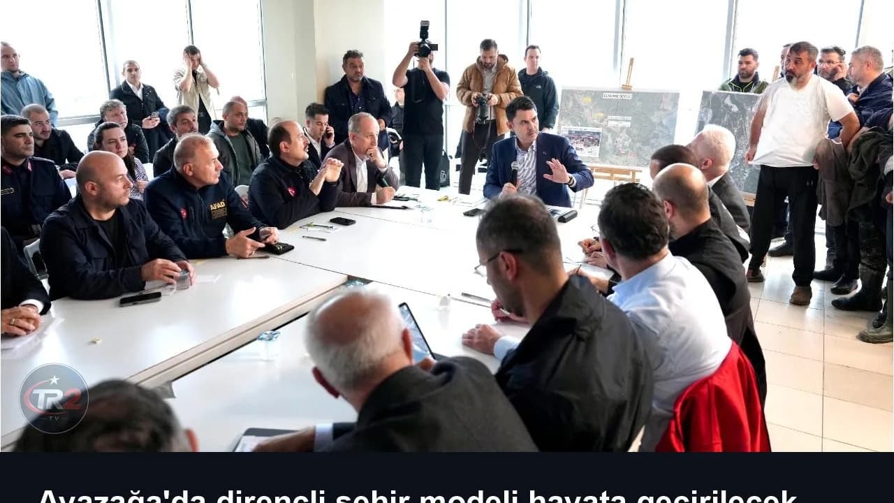 Ayazağa'da dirençli şehir modeli hayata geçirilecek