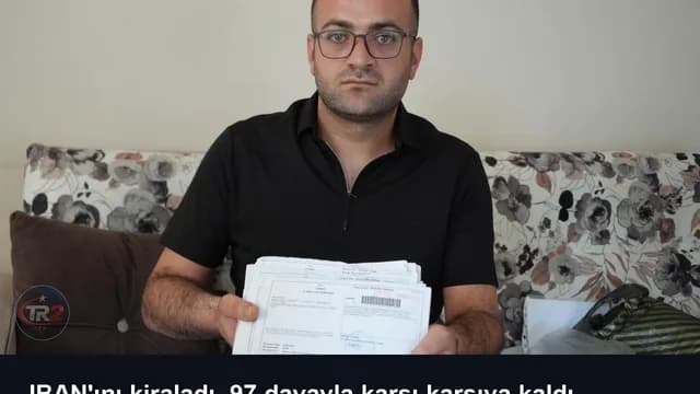IBAN'ını kiraladı, 97 davayla karşı karşıya kaldı