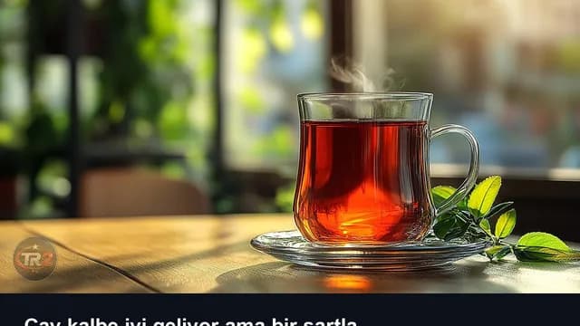 Çay kalbe iyi geliyor ama bir şartla