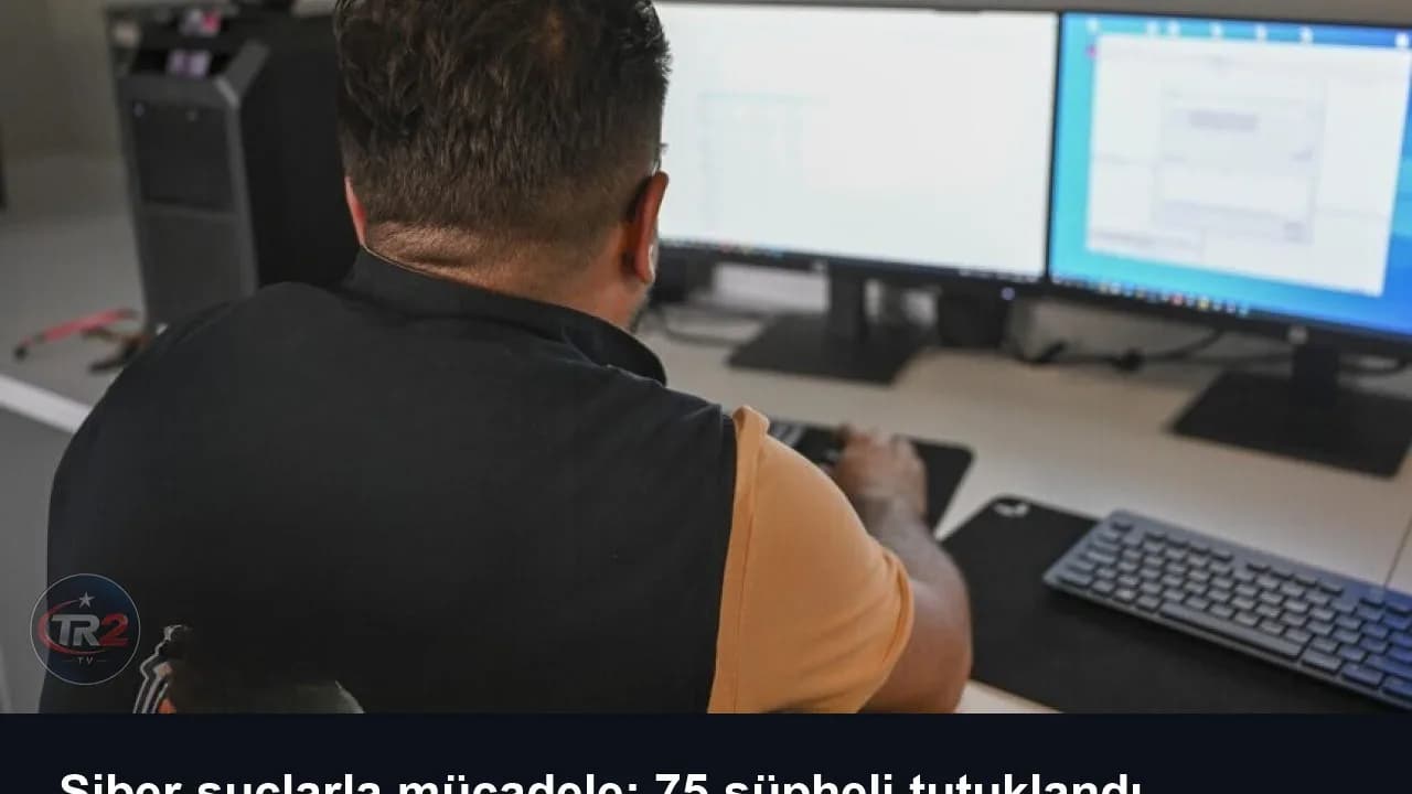 Siber suçlarla mücadele: 75 şüpheli tutuklandı