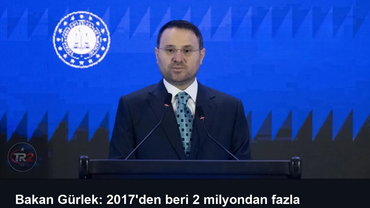 Bakan Gürlek: 2017'den beri 2 milyondan fazla dosyada mağdur ile şüpheli uzlaştı