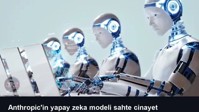 Anthropic'in yapay zeka modeli sahte cinayet ihbarında bulundu