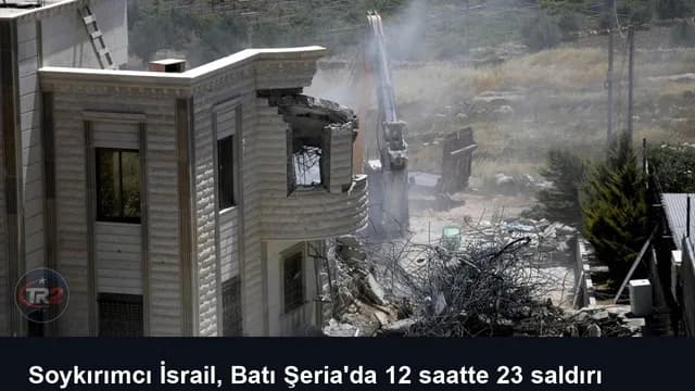 Soykırımcı İsrail, Batı Şeria'da 12 saatte 23 saldırı gerçekleştirdi