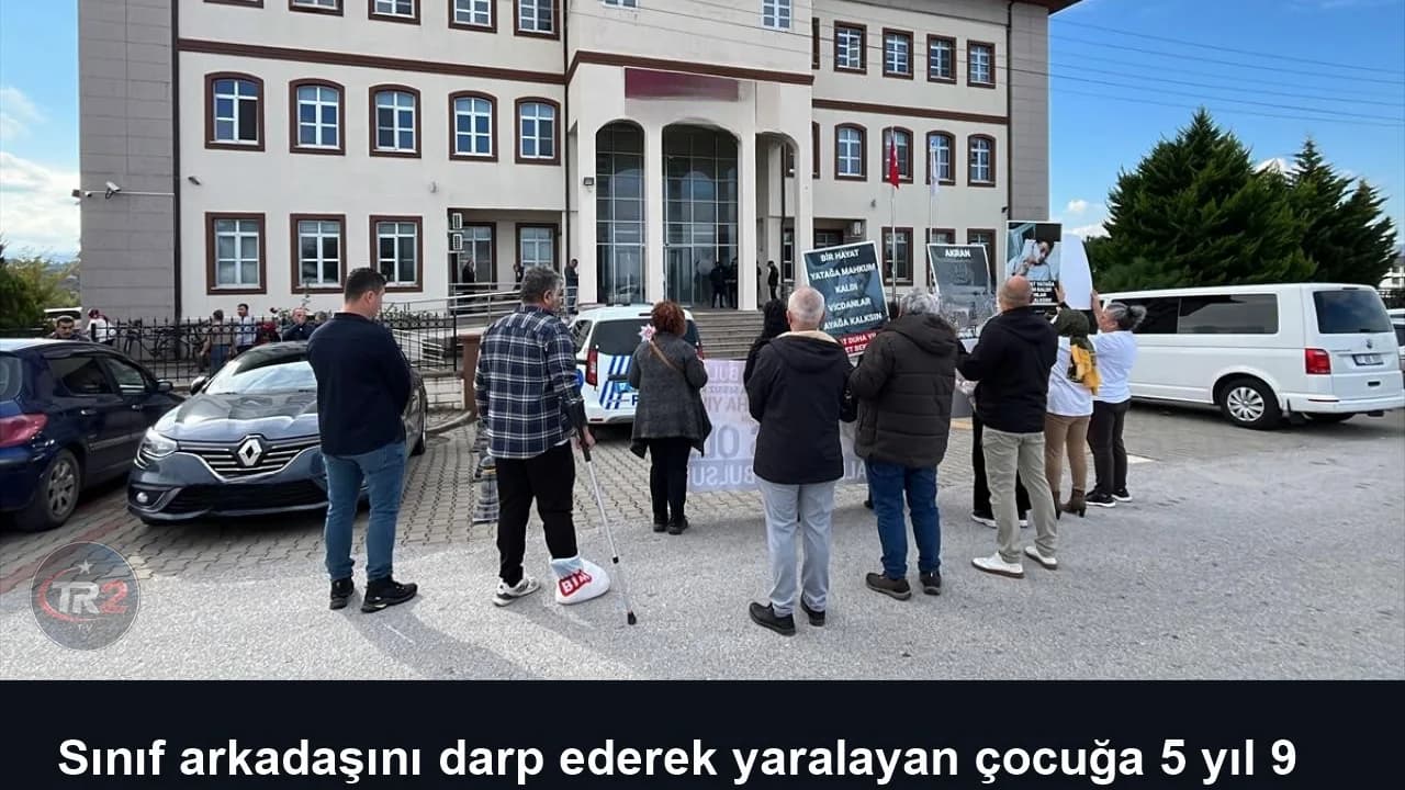 Sınıf arkadaşını darp ederek yaralayan çocuğa 5 yıl 9 ay hapis cezası