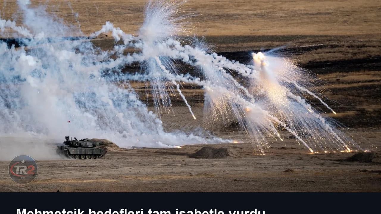 Mehmetçik hedefleri tam isabetle vurdu