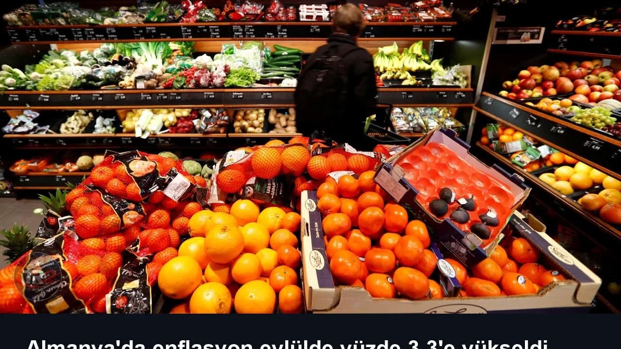 Almanya'da enflasyon eylülde yüzde 3,3'e yükseldi