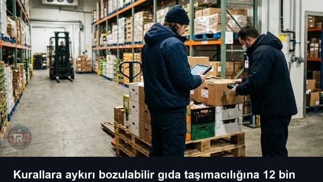 Kurallara aykırı bozulabilir gıda taşımacılığına 12 bin 758 lira ceza verilecek