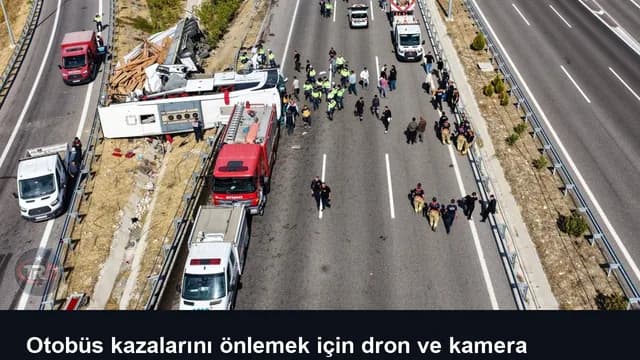 Otobüs kazalarını önlemek için dron ve kamera destekli denetim önerisi