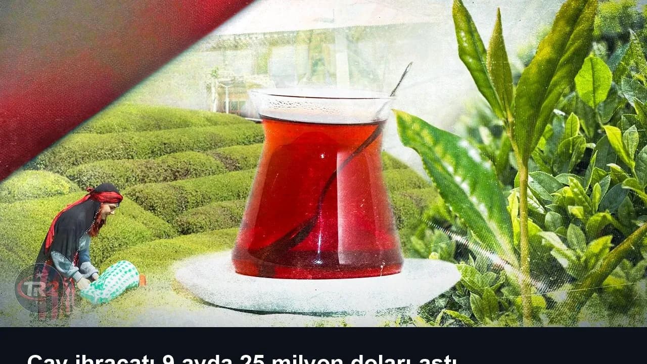 Çay ihracatı 9 ayda 25 milyon doları aştı