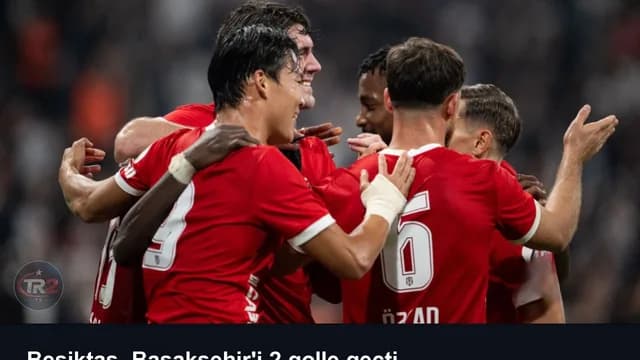 Beşiktaş, Başakşehir'i 2 golle geçti