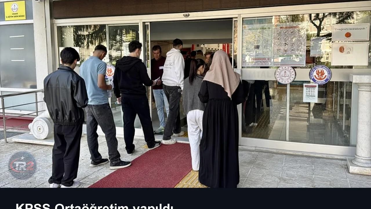 KPSS Ortaöğretim yapıldı