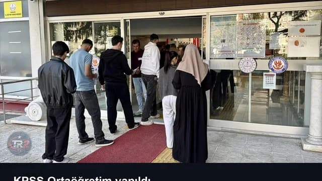 KPSS Ortaöğretim yapıldı
