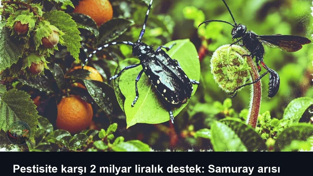 Pestisite karşı 2 milyar liralık destek: Samuray arısı ve steril böcekler sahada