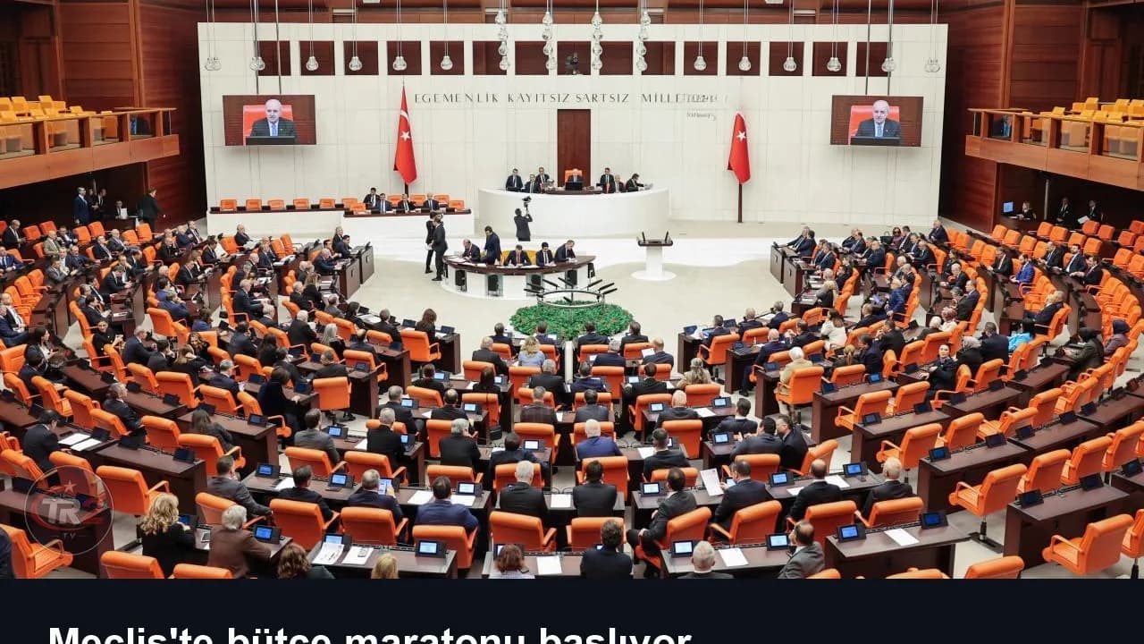 Meclis'te bütçe maratonu başlıyor