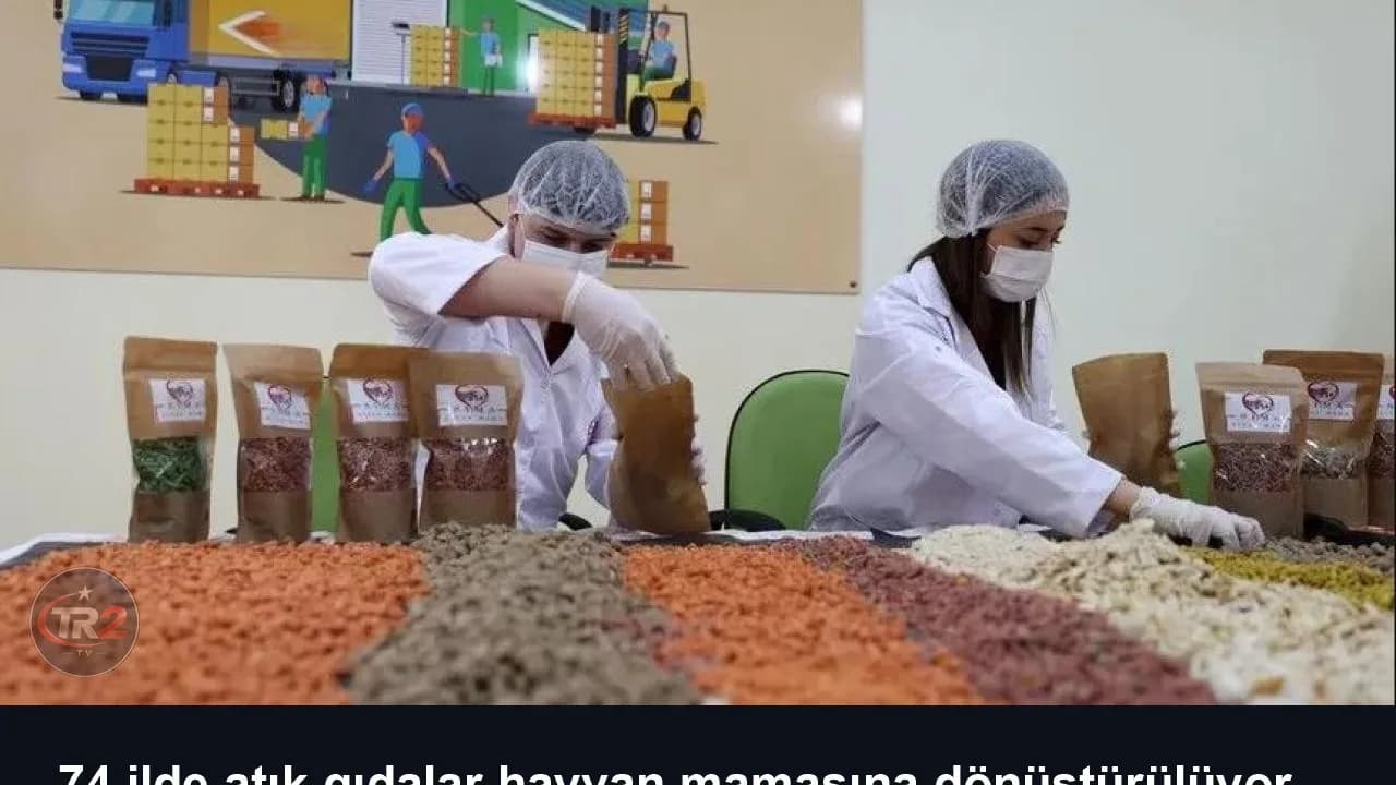 74 ilde atık gıdalar hayvan mamasına dönüştürülüyor