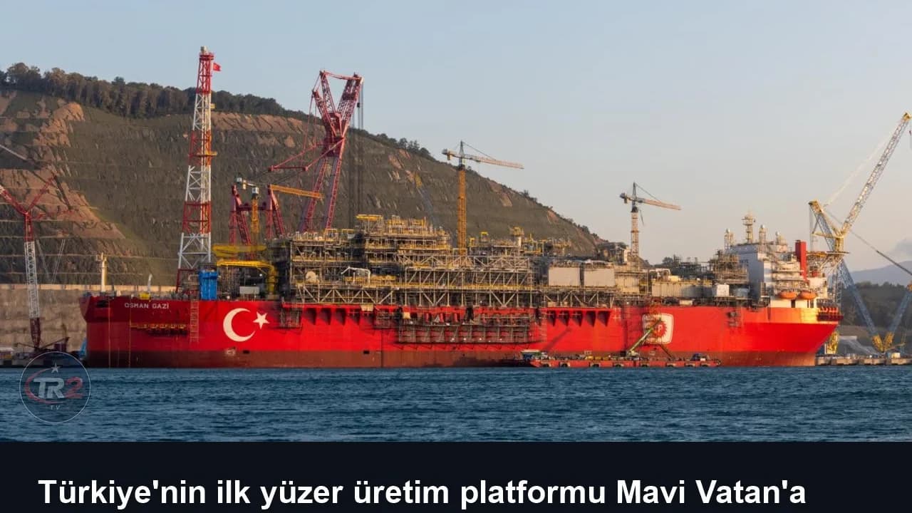 Türkiye'nin ilk yüzer üretim platformu Mavi Vatan'a açılıyor