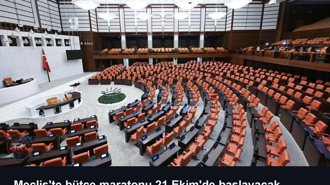 Meclis'te bütçe maratonu 21 Ekim'de başlayacak
