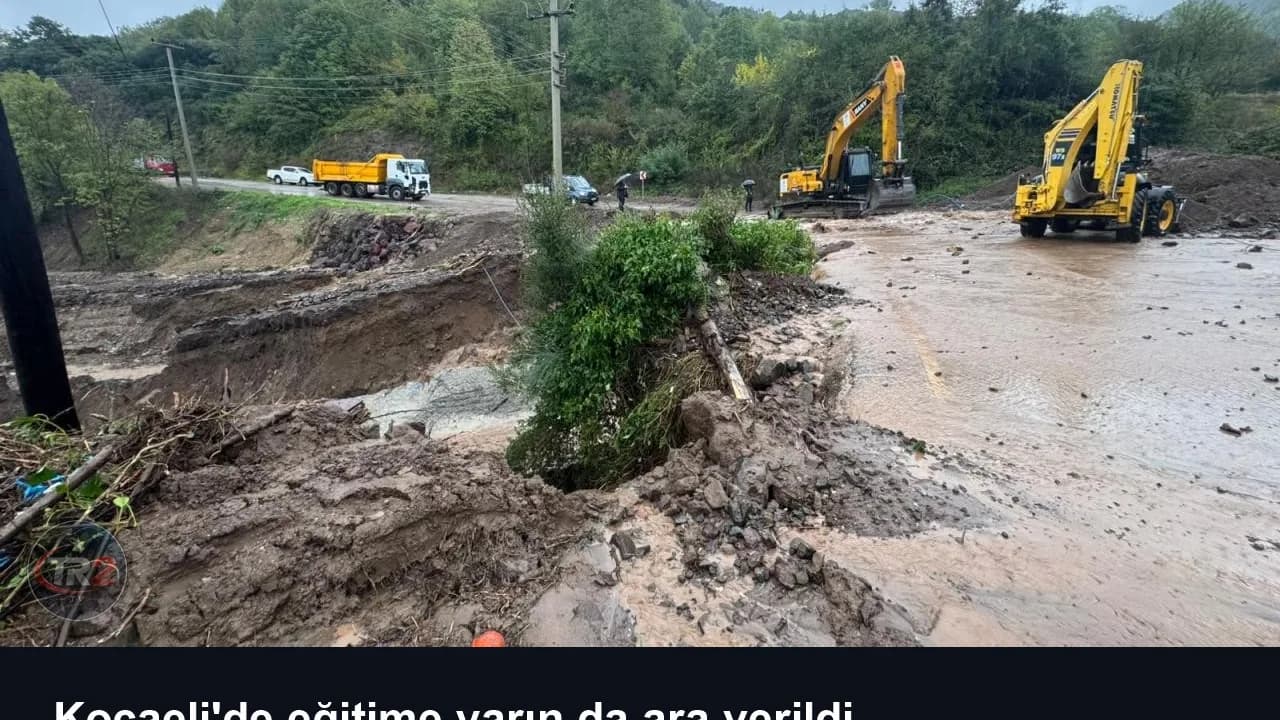Kocaeli'de eğitime yarın da ara verildi