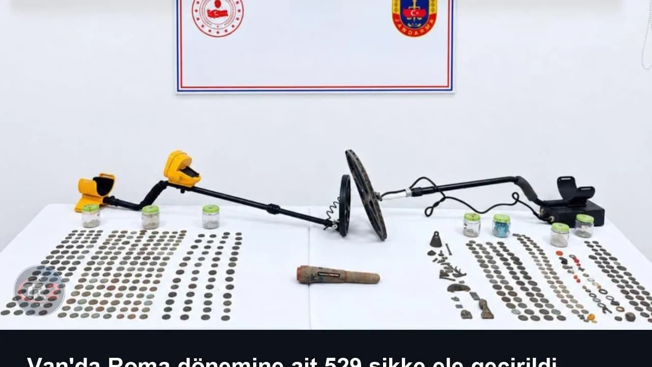 Van'da Roma dönemine ait 529 sikke ele geçirildi
