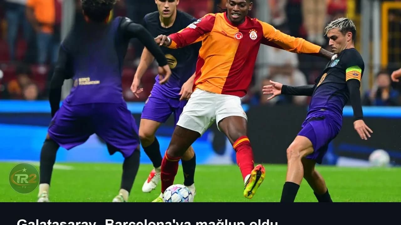 Galatasaray, Barcelona'ya mağlup oldu