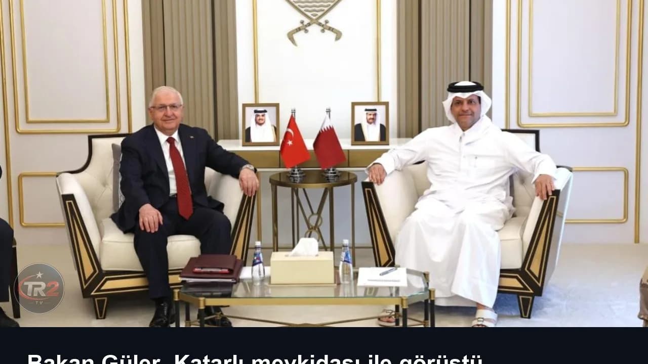 Bakan Güler, Katarlı mevkidaşı ile görüştü