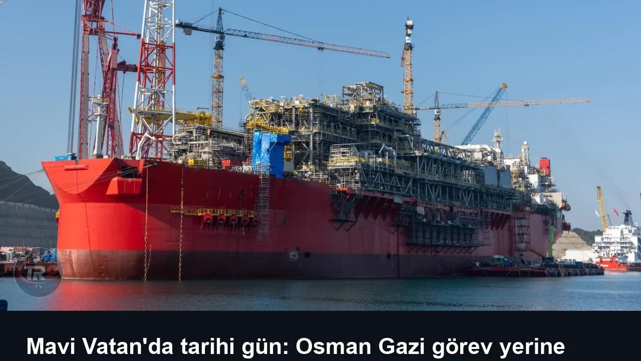 Mavi Vatan'da tarihi gün: Osman Gazi görev yerine uğurlandı
