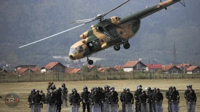 Bosna Hersek'te EUFOR'a ait helikopter düştü