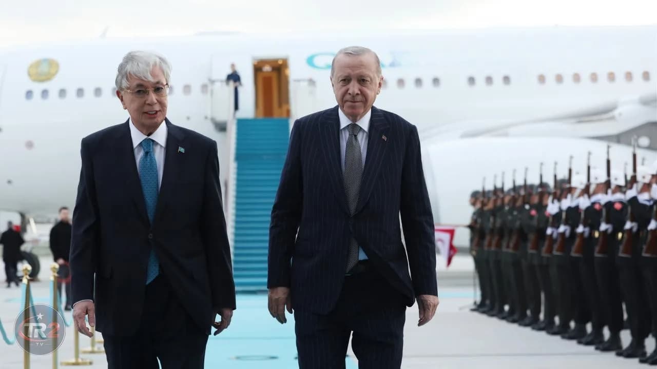 Kazakistan Cumhurbaşkanı Tokayev Ankara'da