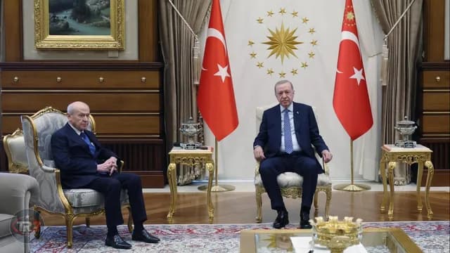 Cumhurbaşkanı Erdoğan-Bahçeli görüşmesi sona erdi