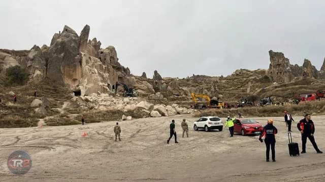 Kapadokya'da çökme sonucu iki kişi hayatını kaybetti