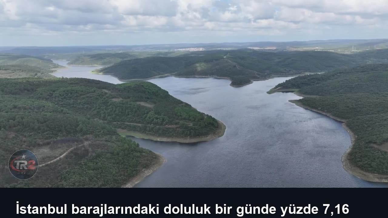 İstanbul barajlarındaki doluluk bir günde yüzde 7,16 arttı