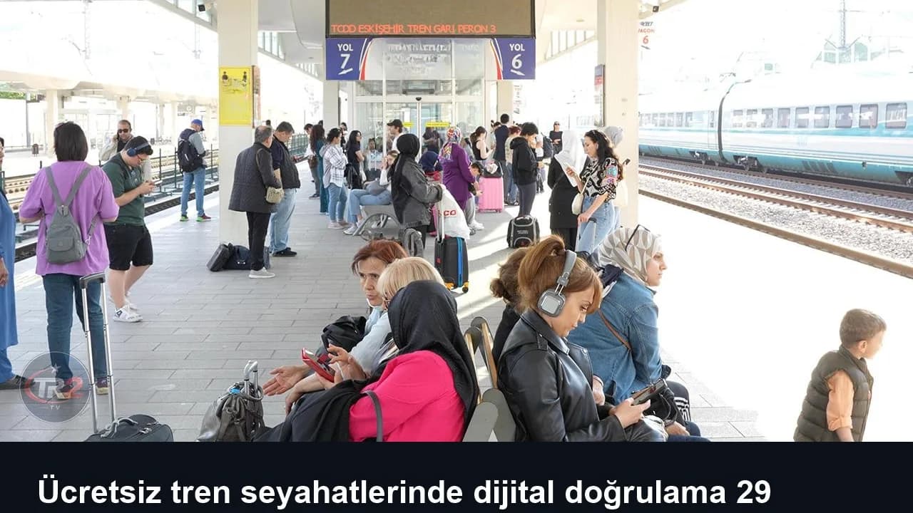 Ücretsiz tren seyahatlerinde dijital doğrulama 29 Ekim'de başlıyor