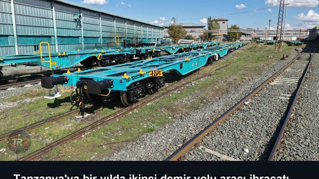 Tanzanya'ya bir yılda ikinci demir yolu aracı ihracatı