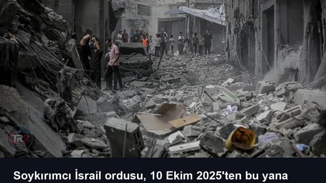 Soykırımcı İsrail ordusu, 10 Ekim 2025'ten bu yana Gazze'de ateşkesi 5 bin 223 kez ihlal etti