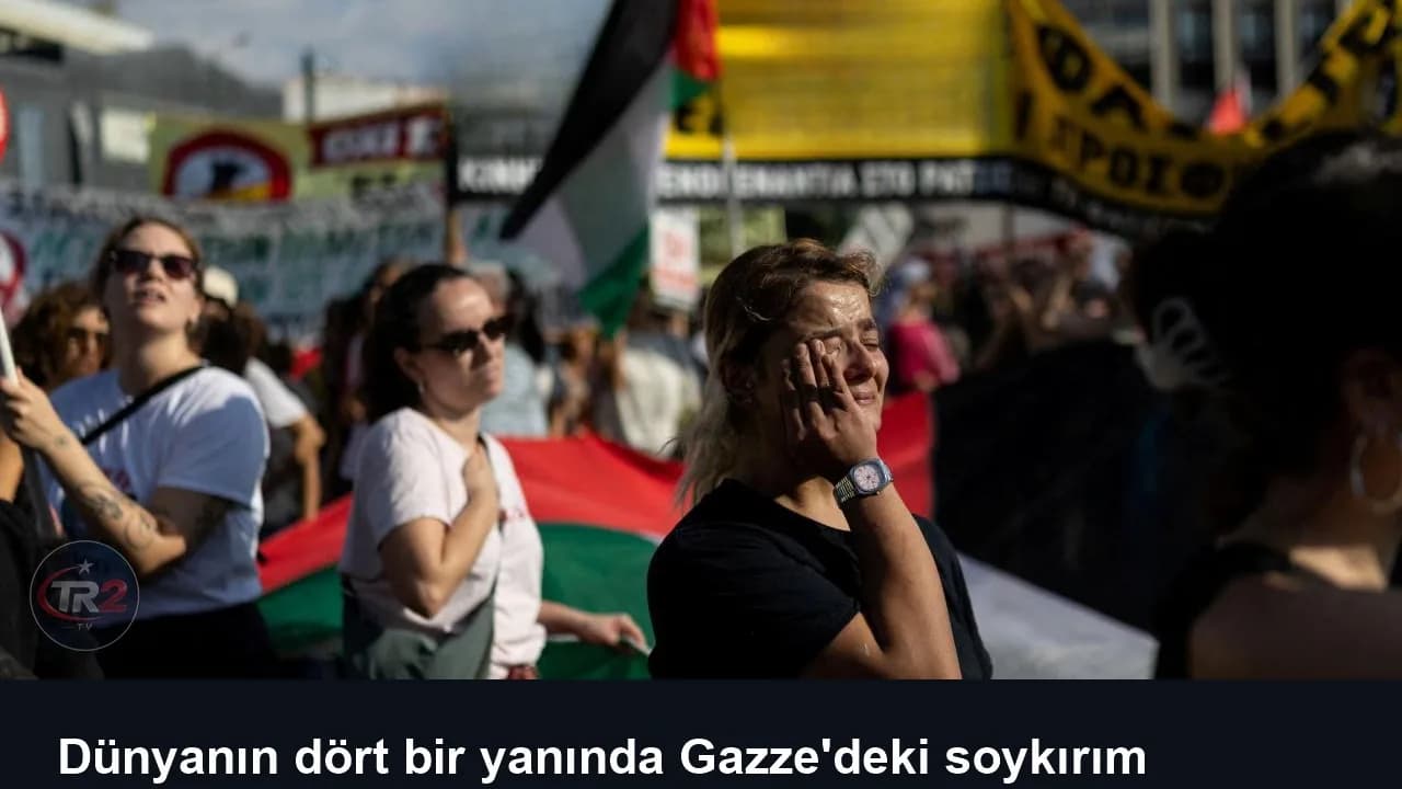 Dünyanın dört bir yanında Gazze'deki soykırım protesto edildi