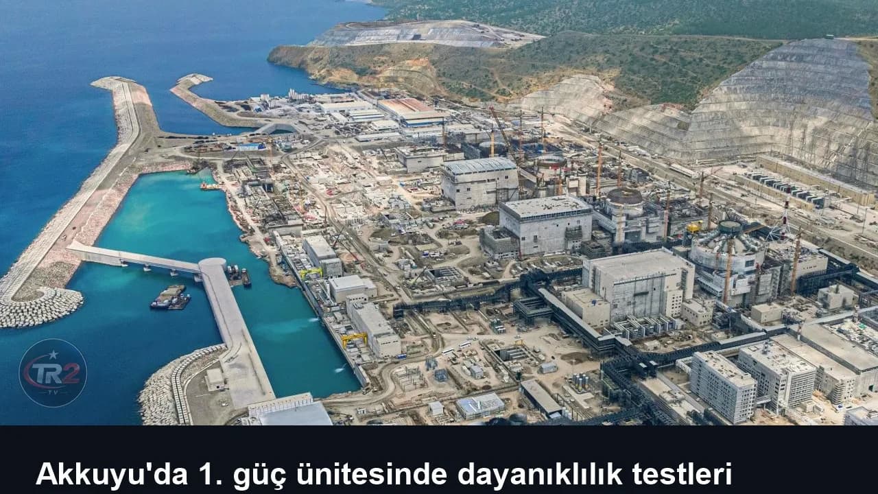 Akkuyu'da 1. güç ünitesinde dayanıklılık testleri tamamlandı
