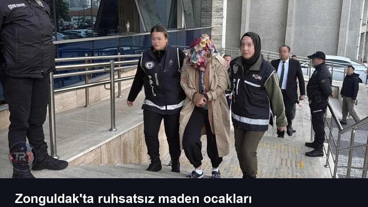 Zonguldak'ta ruhsatsız maden ocakları soruşturması: 16 gözaltı