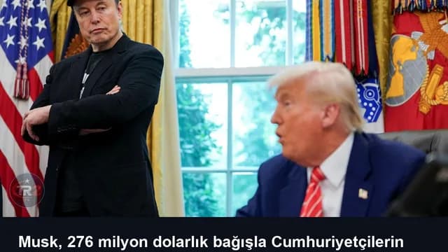 Musk, 276 milyon dolarlık bağışla Cumhuriyetçilerin en büyük destekçisi oldu