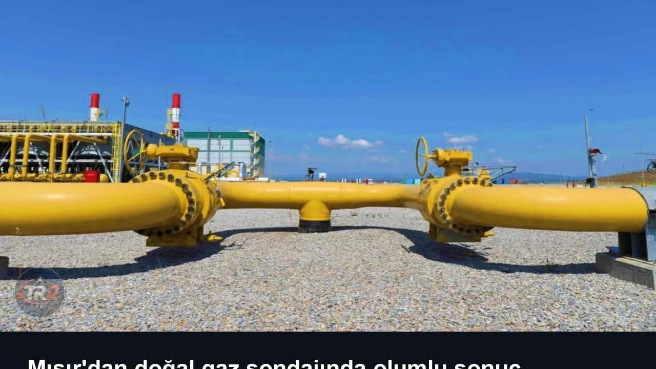 Mısır'dan doğal gaz sondajında olumlu sonuç