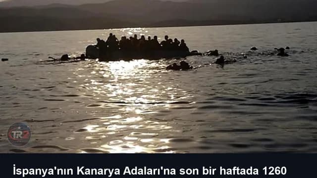 İspanya'nın Kanarya Adaları'na son bir haftada 1260 düzensiz göçmen geldi