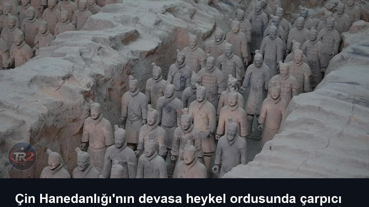 Çin Hanedanlığı'nın devasa heykel ordusunda çarpıcı parmak izi keşfi