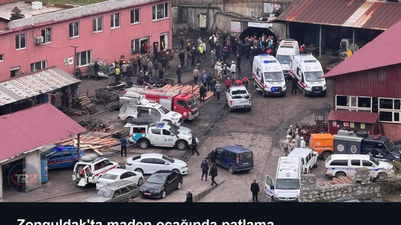 Zonguldak'ta maden ocağında patlama