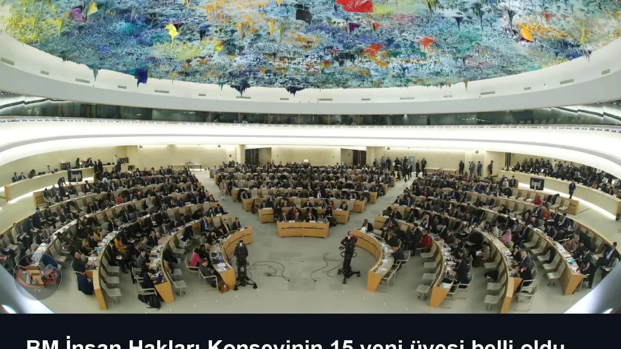 BM İnsan Hakları Konseyinin 15 yeni üyesi belli oldu