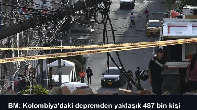 BM: Kolombiya'daki depremden yaklaşık 487 bin kişi etkilendi