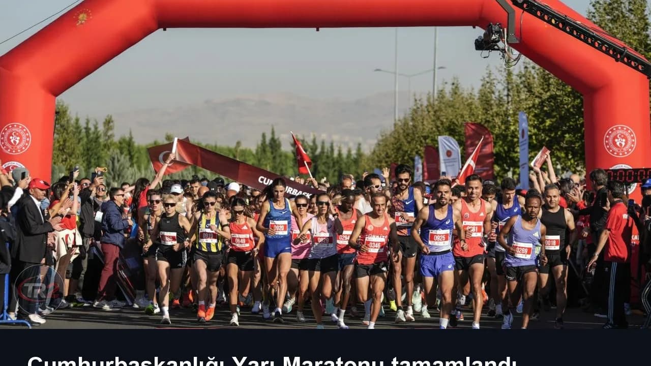 Cumhurbaşkanlığı Yarı Maratonu tamamlandı