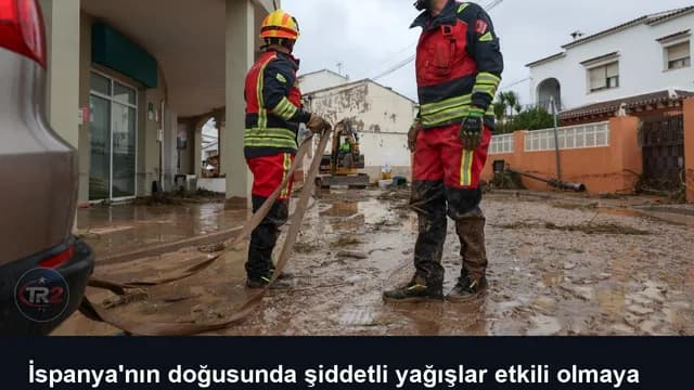 İspanya'nın doğusunda şiddetli yağışlar etkili olmaya devam ediyor